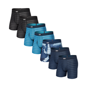 DropTemp Cooling Mesh Boxer Brief 7-Pack in Assorted Prints
