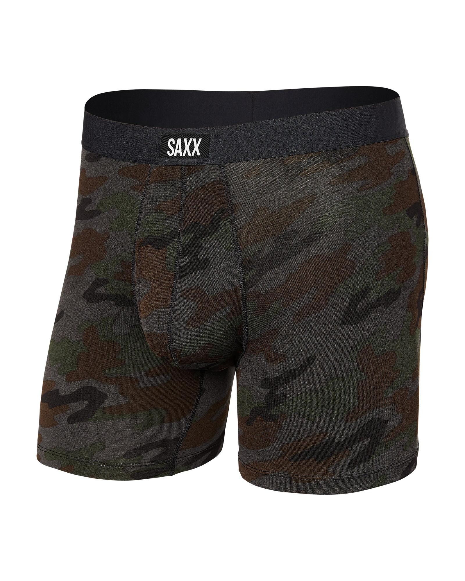 Front of Daytripper Boxer Brief Fly in Black Ops Camo