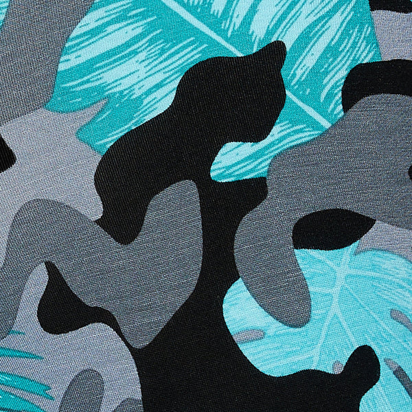 Swatch of Island Camo- Black