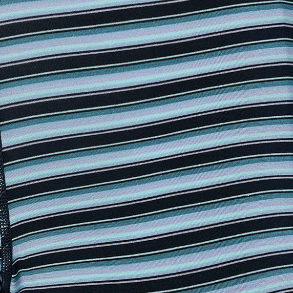 Swatch of Micro Field Stripe-Dark Ink
