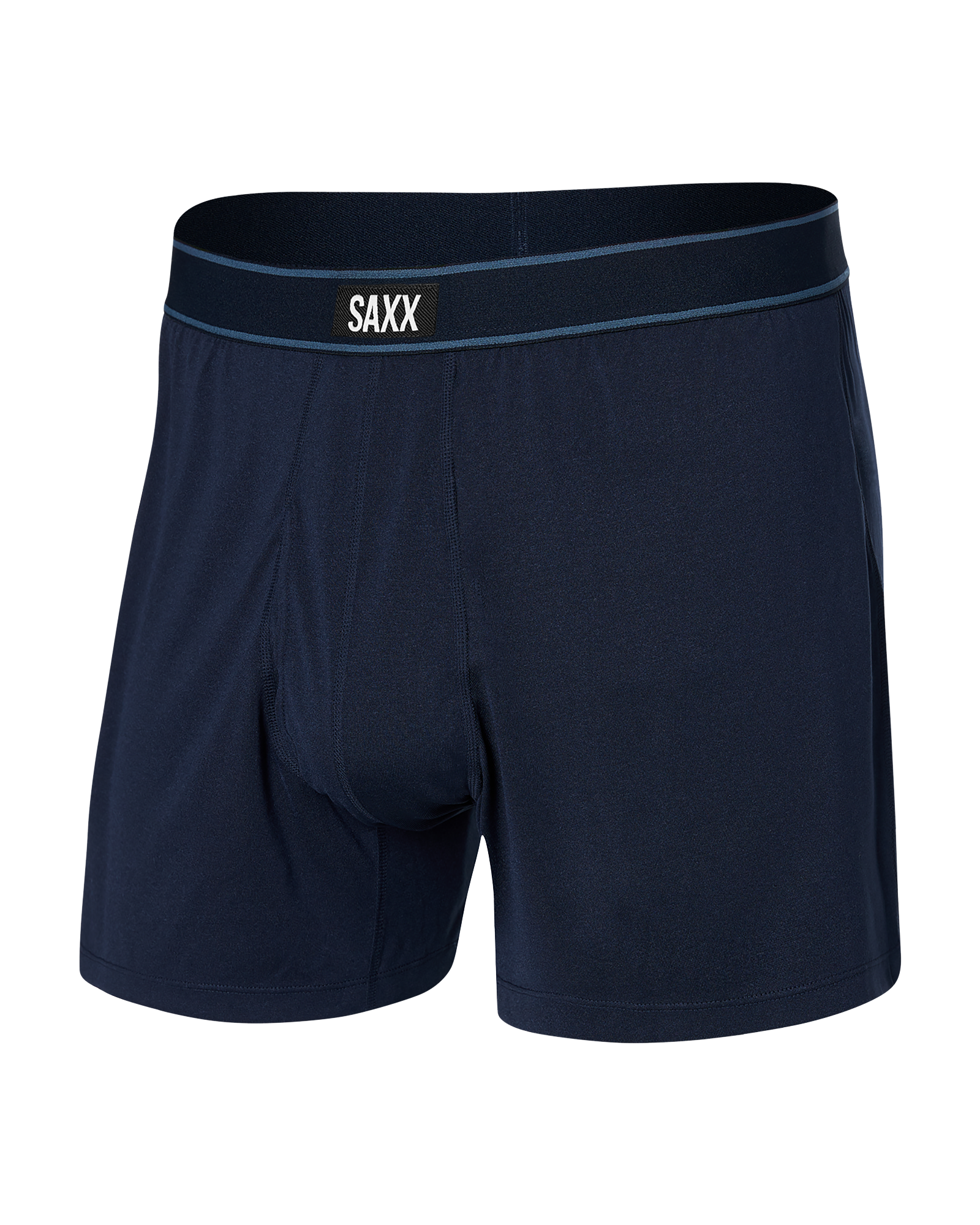 Front of Daytripper Loose Boxer Fly in Navy Heather