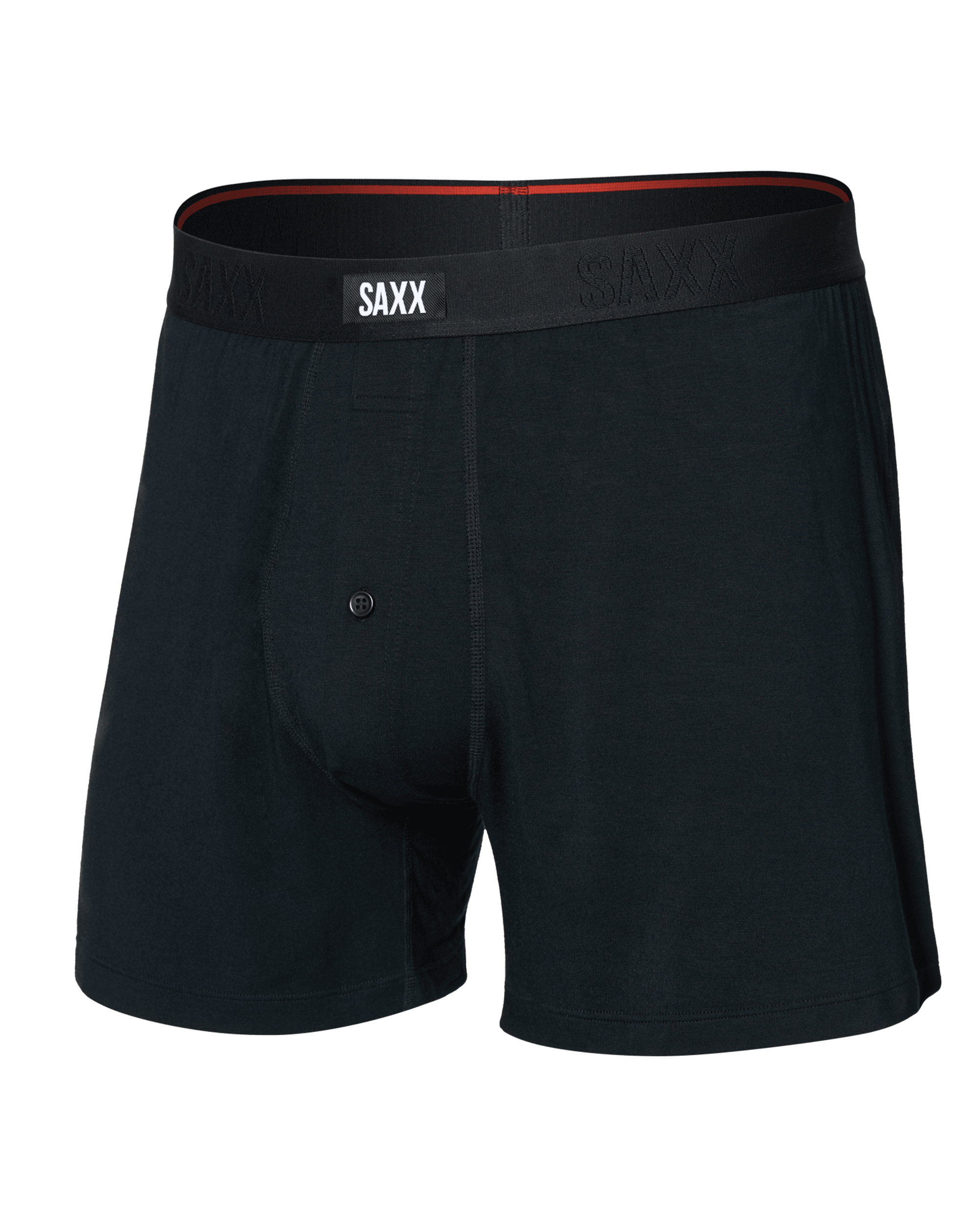 Front of  Snooze Sleep Boxer Short in Black