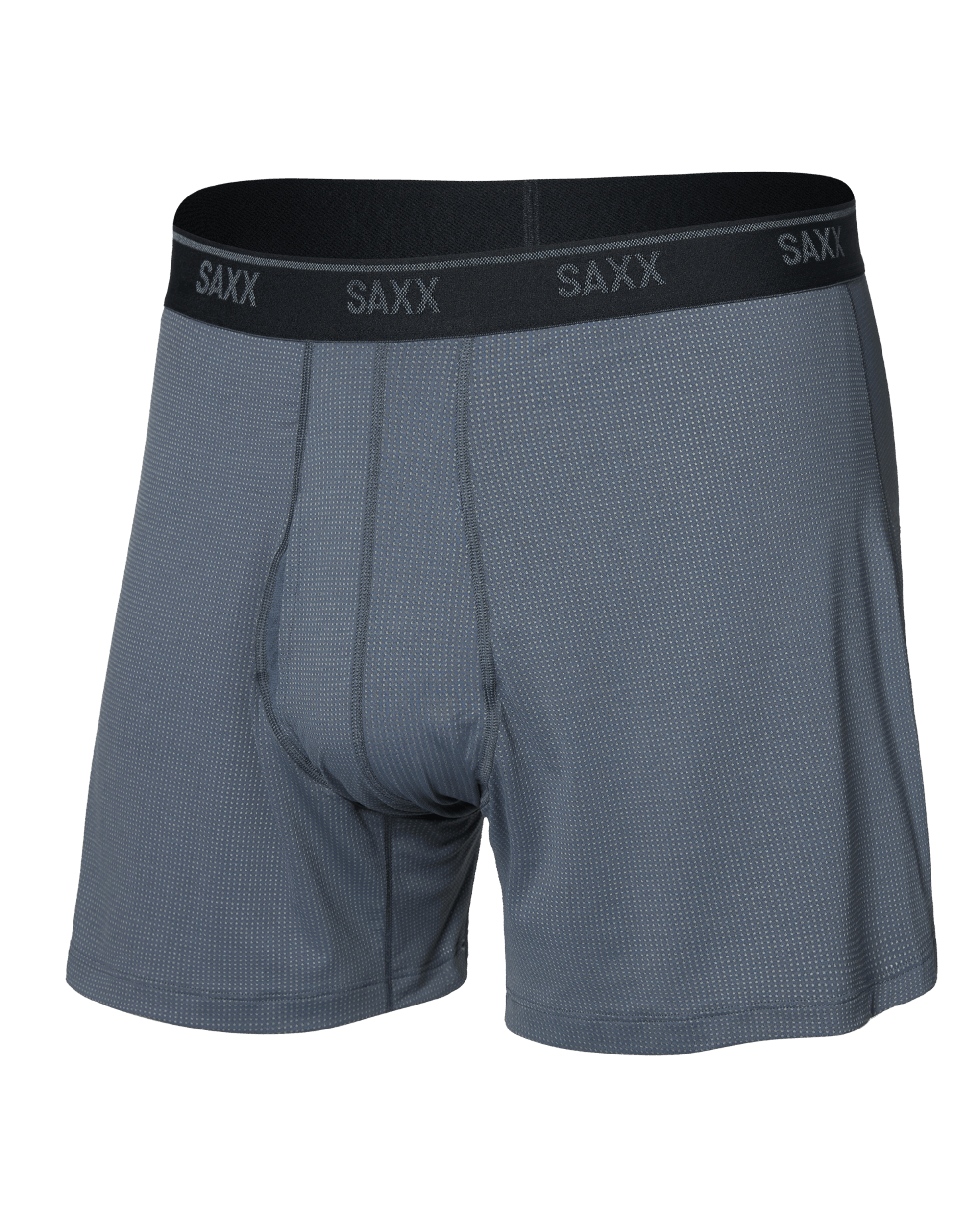 Front of  Quest Quick-Dry Mesh Boxer Short Fly in Turbulence