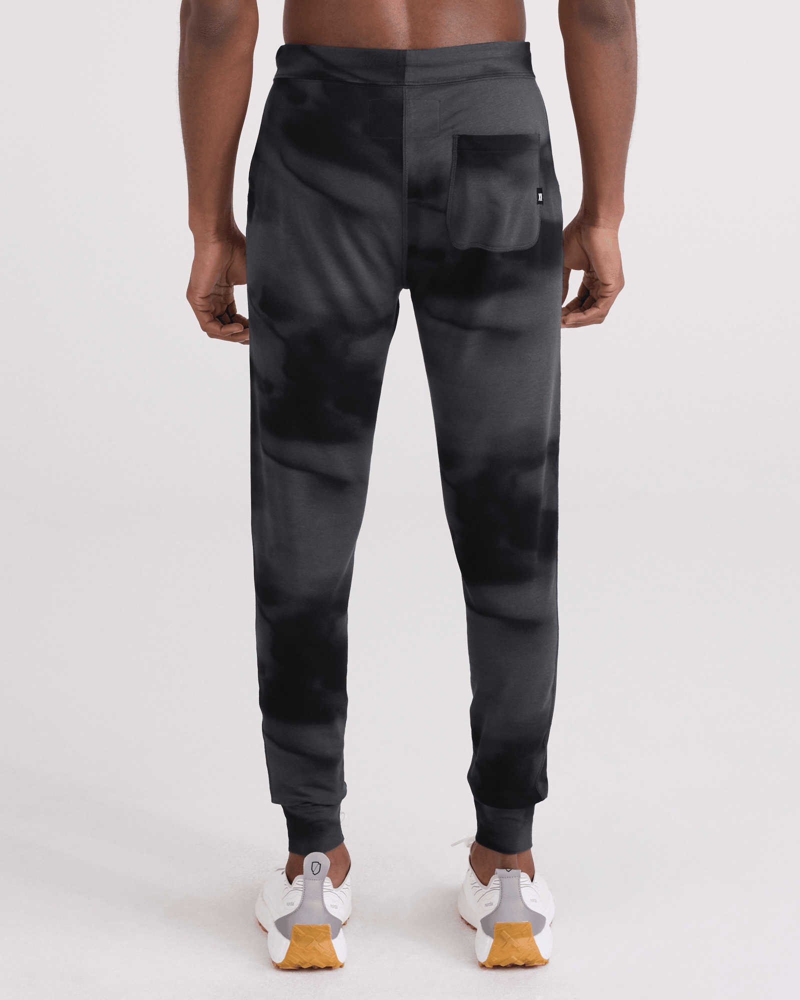 Back - Model wearing  3Six Five Pant in Vapor