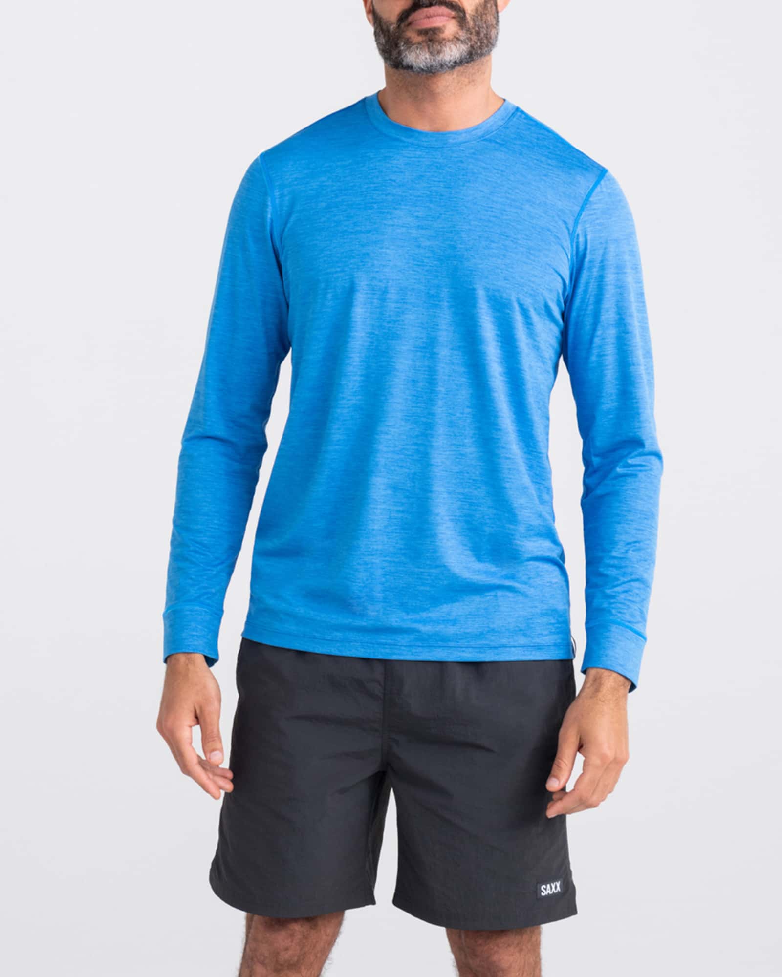 Front - Model wearing Go Coastal 2N1 Volley 7" in Faded Black