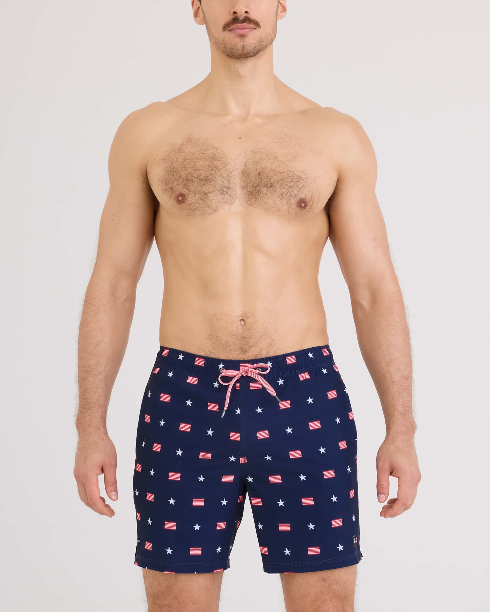 Front - Model wearing Oh Buoy 2N1 Volley 7" in USA Signet-Maritime