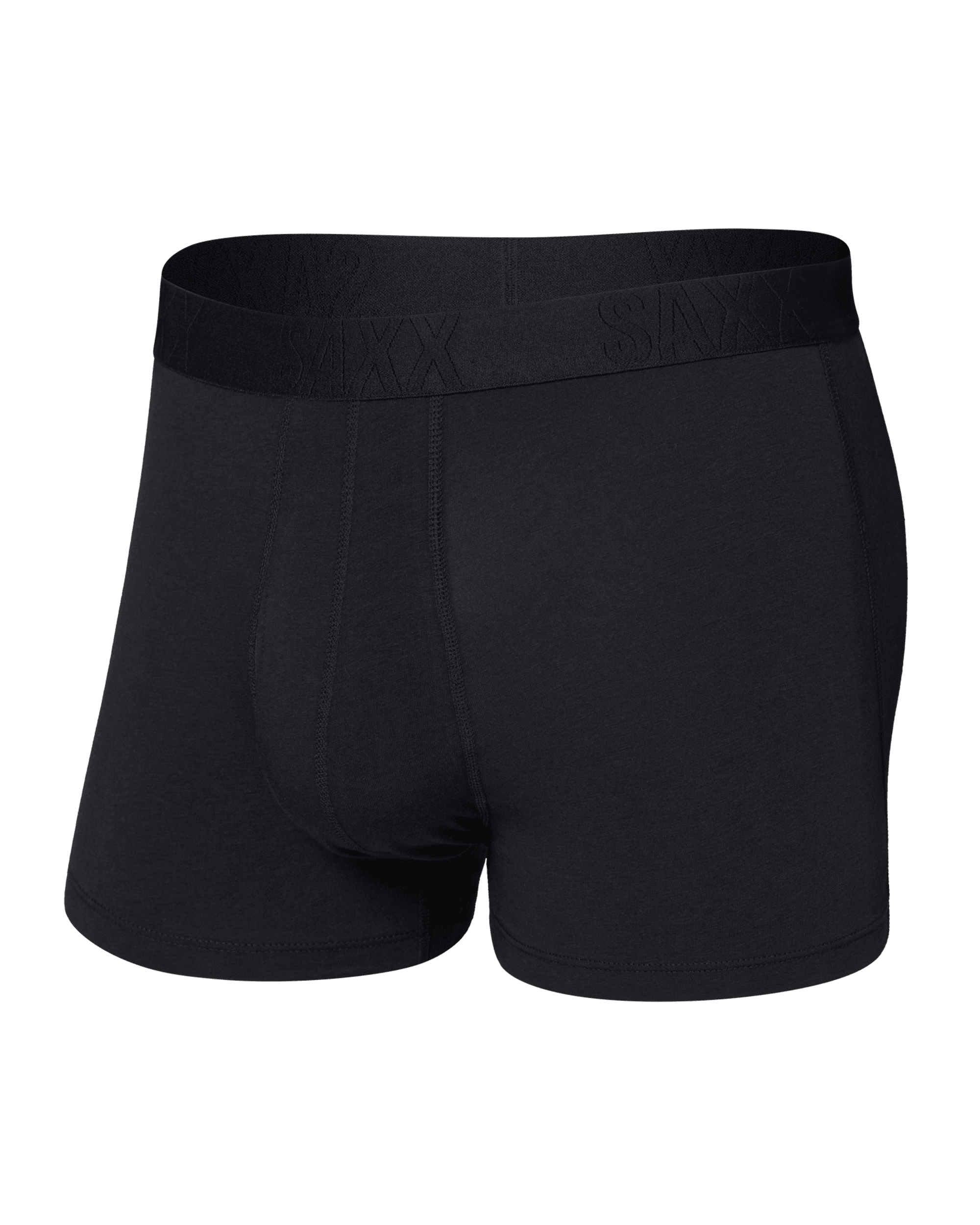 Front of  DropTemp Cooling Cotton Trunk Fly in Black