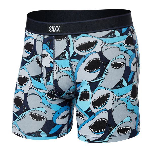 ZZXXB Diving Shark Surf Mens Boxer Briefs Breathable Underwear Fly Front  With Pouch Small Blue at  Men's Clothing store