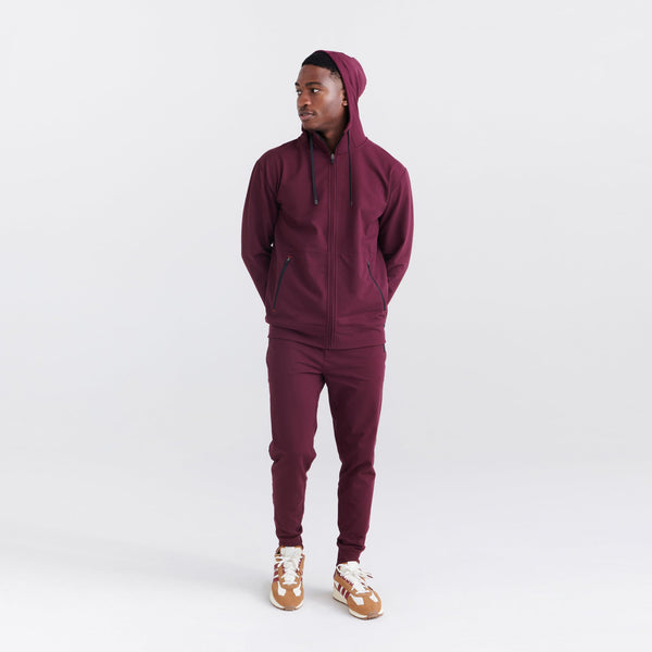 Trailzer Full Zip Hoodie - Burnt Plum