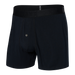 Front of Droptemp Cooling Sleep Loose Boxer Fly in Black