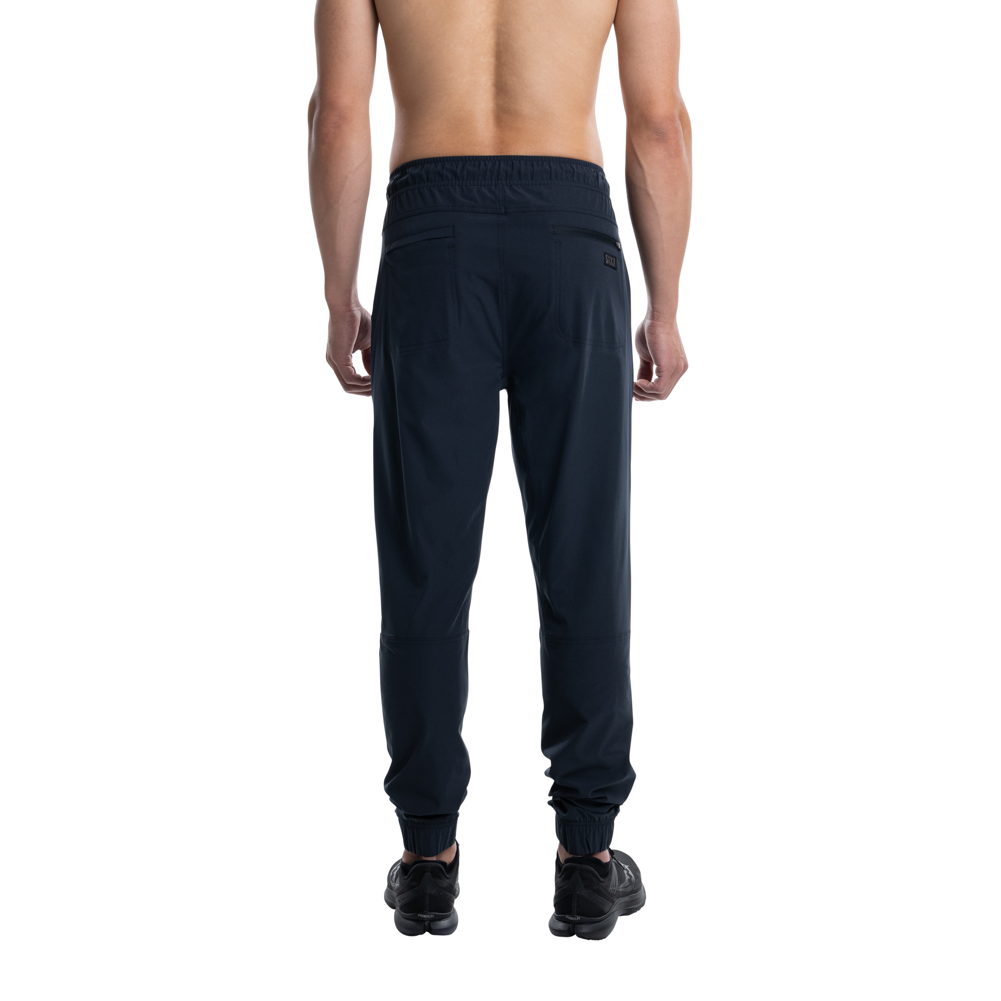 Back - Model wearing Go To Town Pant in Black