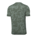 Back of All Day Aerator Short Sleeve Crew in Tar Green Camo