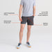 SAXX Underwear Sport 2 Life 2N1 Short with BallPark Pouch technology