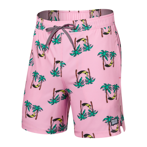 Oh Buoy 2N1 Long Volley Short - Banana Hammock- Taffy | – SAXX Underwear