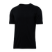 Front of DropTemp Cooling Cotton Short Sleeve Crew in Black