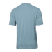 Back of DropTemp Cooling Cotton Short Sleeve Crew in Clay Blue