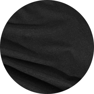 Close up photo of black viscose fabric