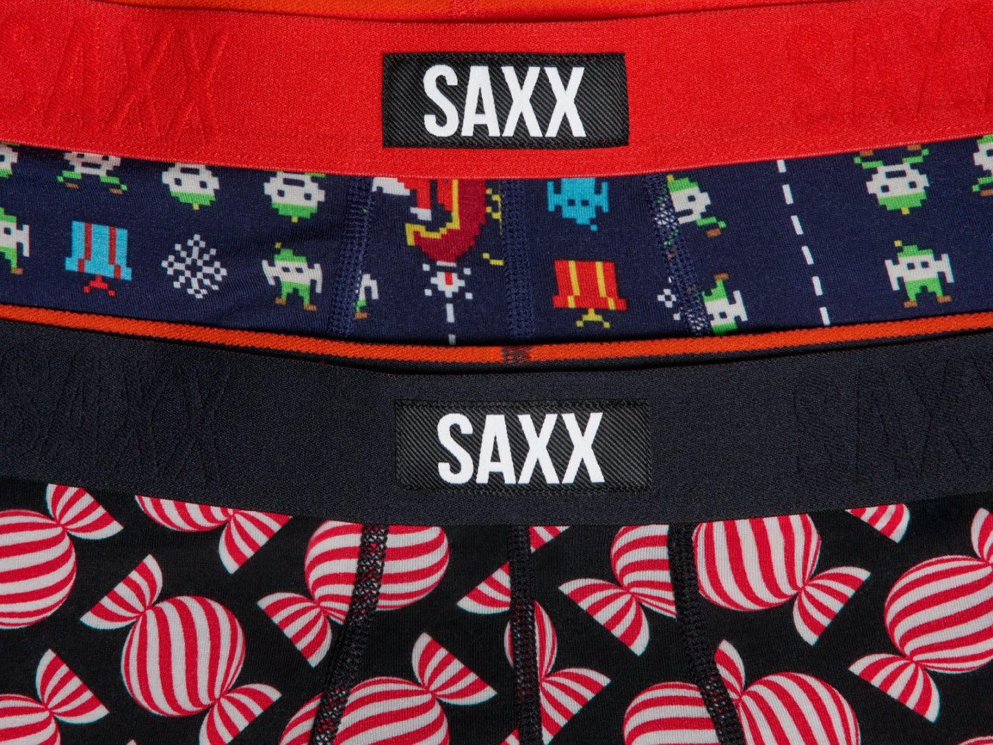 Holiday print SAXX underwear