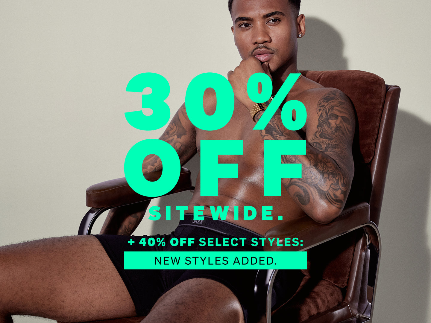 30% off sitewide + 40% off select styles. New styles added.