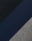 Three solid color swatches: black, navy blue, and gray.
