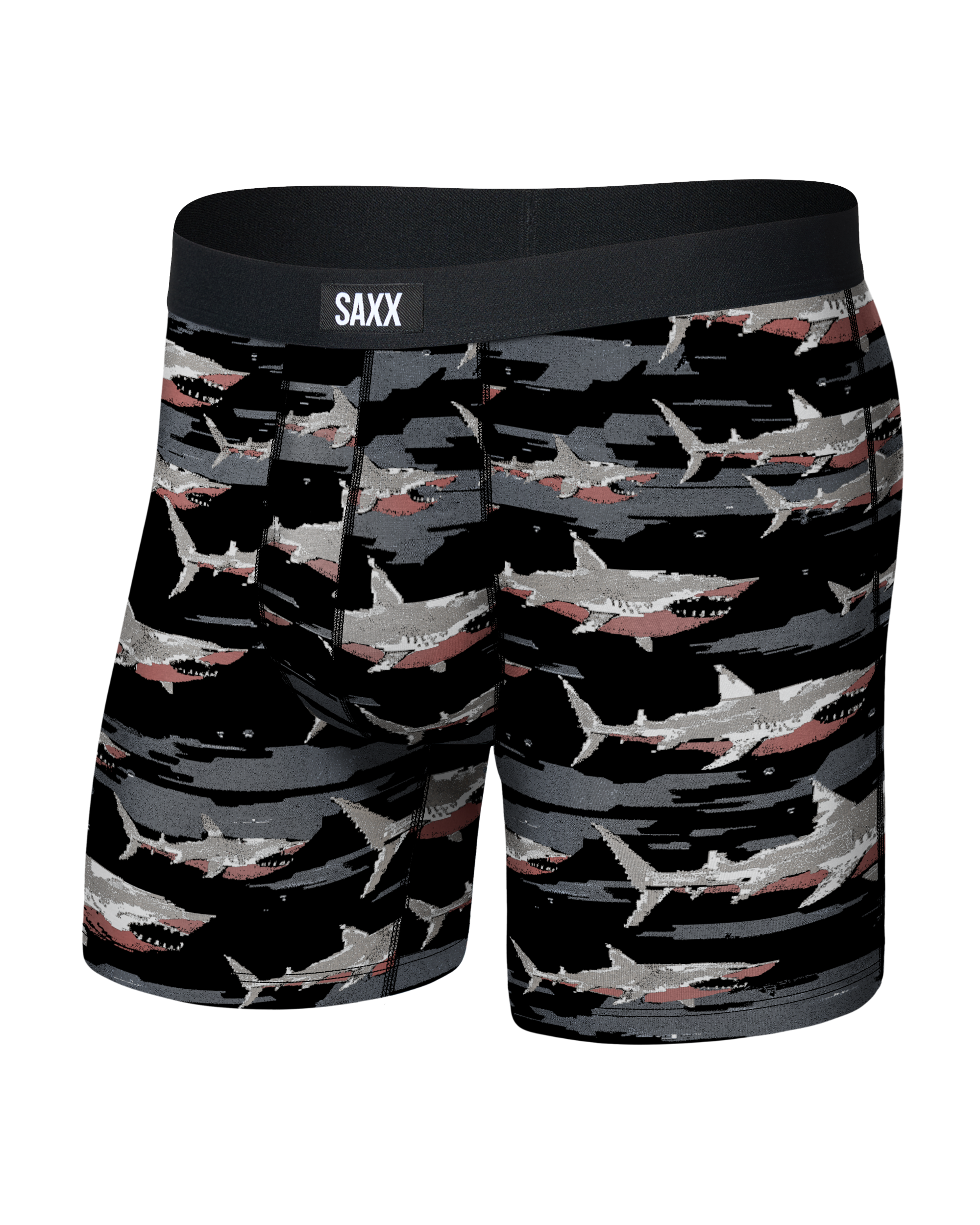 Front of Boys Boxer Brief in Big Byte-Black