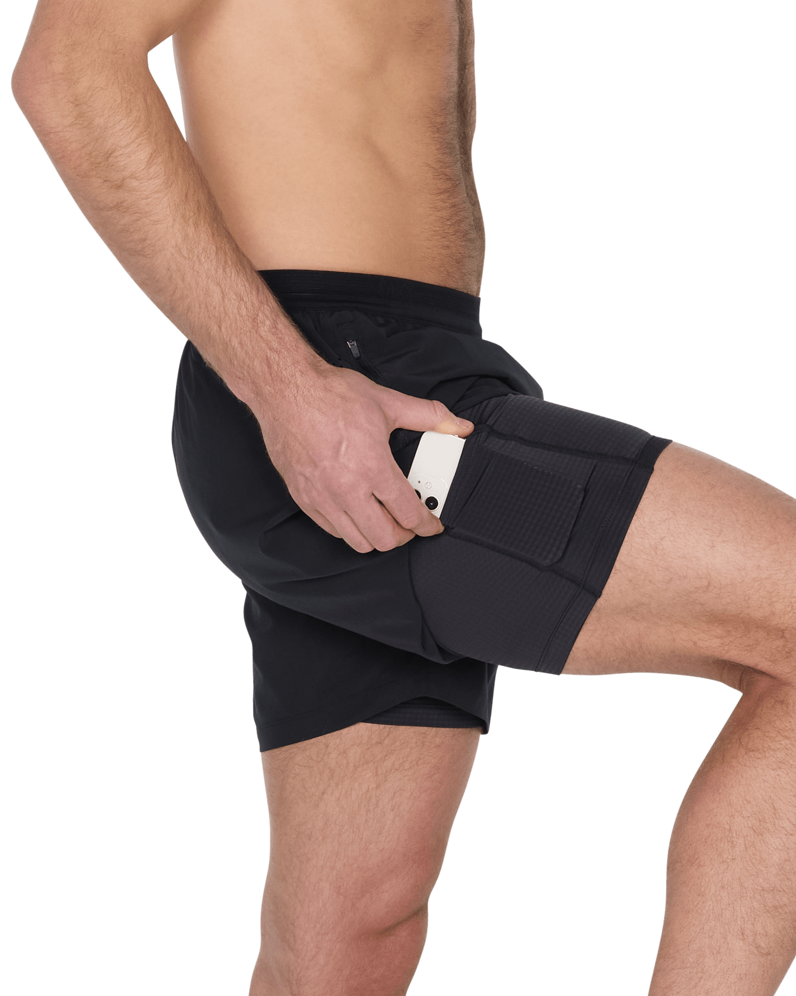 Technical Feature of Run For All 2N1 Short 5" in Black