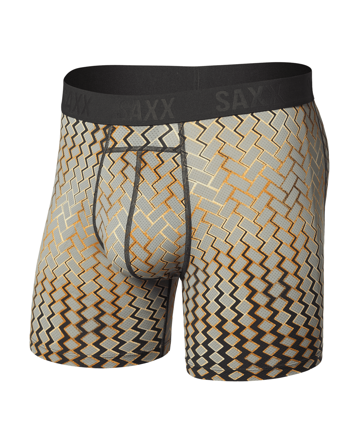 Smooth Flex Light Compression Boxer Brief - Lustre Weave-Faded Black ...