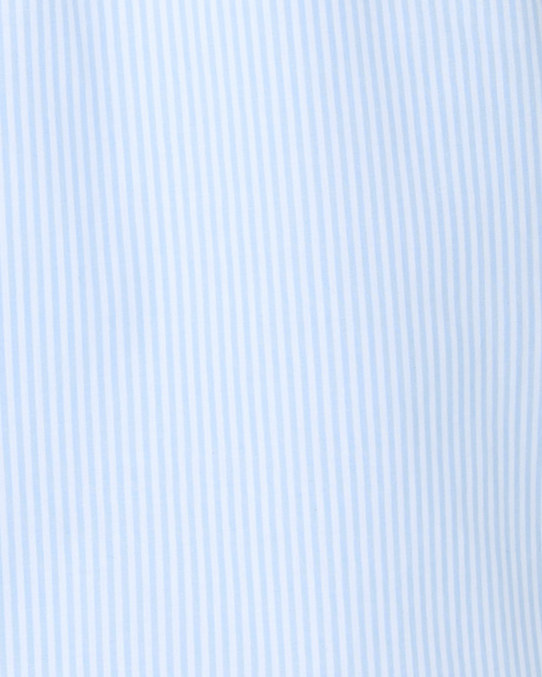 Swatch of Mini Oxford Stripe-Chambray