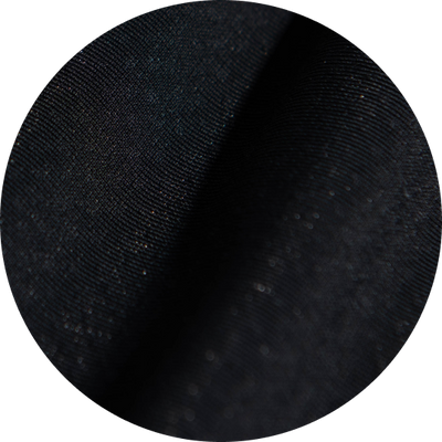 Close up photo of black mesh fabric