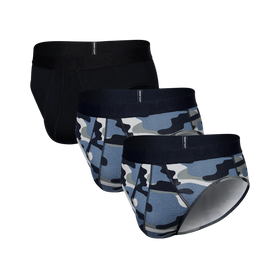 DropTemp Cooling Cotton Brief 3-Pack in Assorted Prints