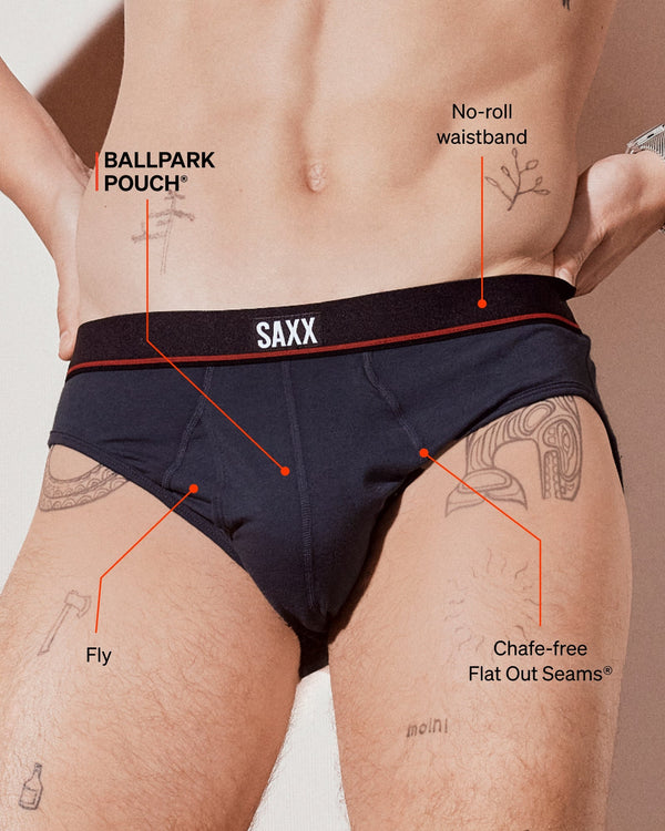 SAXX Underwear Non-Stop Stretch Cotton technology graphic