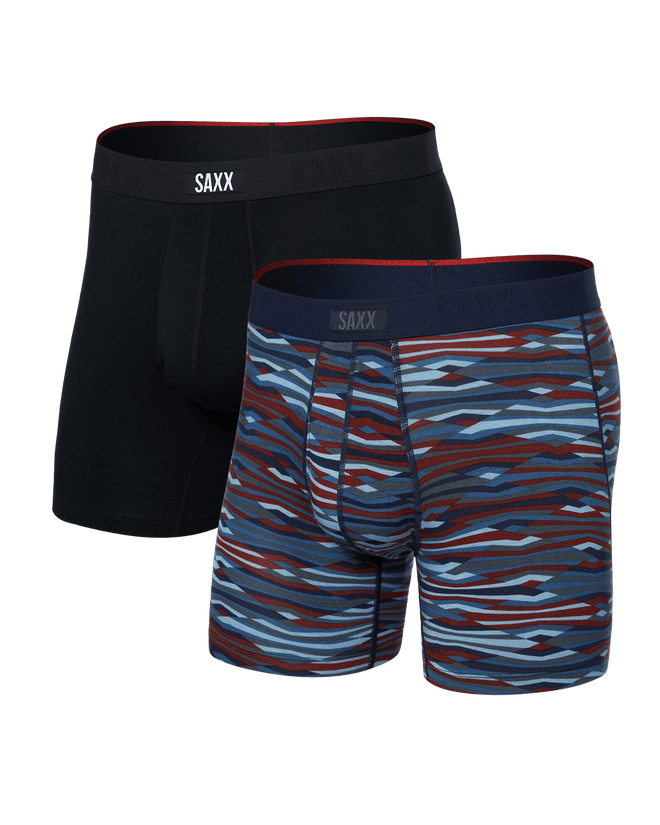 SAXX Underwear Co. Herenondergoed met zakje Vibe Xtra Boxer Brief Fly 3Pk, Zwart, M SAXX Underwear Co. Herenondergoed met zakje Vibe Xtra Boxer Brief Fly 3Pk, Zwart, M
