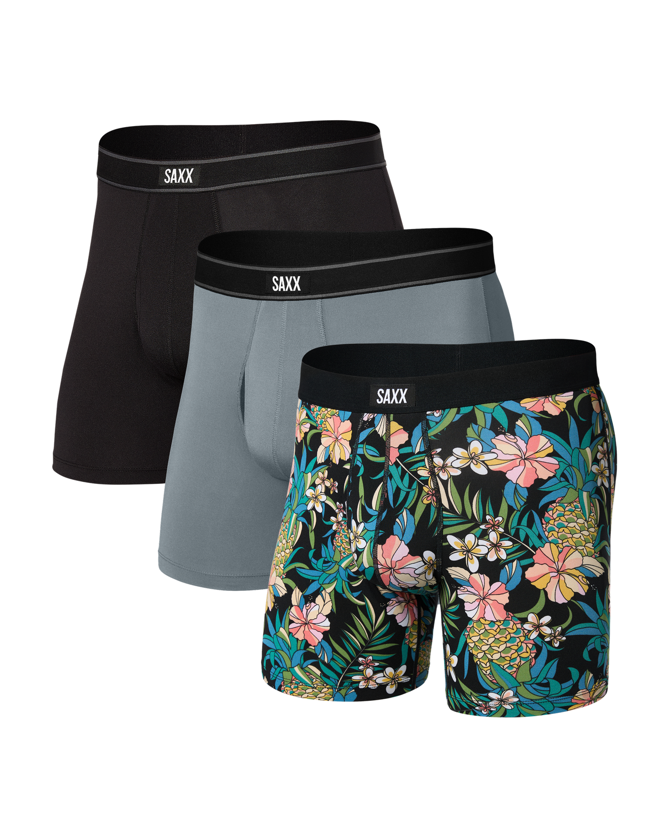 Daytripper Comfort Stretch Boxer Brief (3 Pack) - Pineapple Field