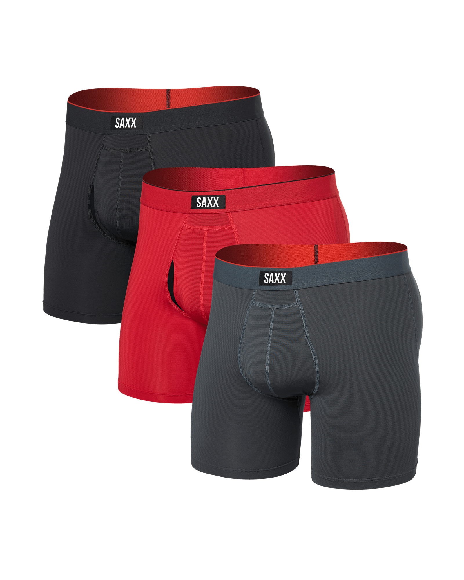 Multi-Sport Mesh Boxer Brief - Sunset Red/Turbulence/Faded Black Multi-Sport Mesh Boxer Brief - Sunset Red/Turbulence/Faded Black