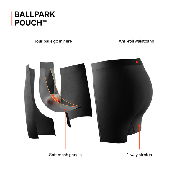 Men's Pouch Underwear, 2Ballz Boxer Brief with Built-in Pouch