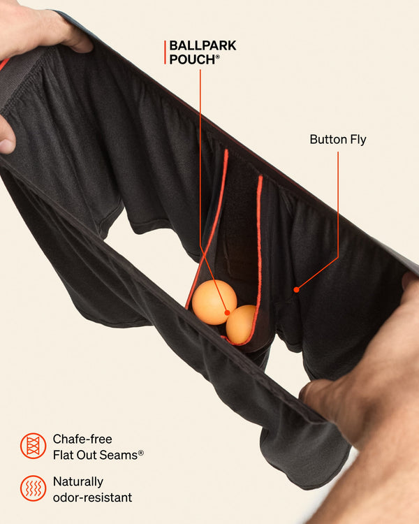 SAXX Underwear Snooze Boxer Short BallPark Pouch technology graphic
