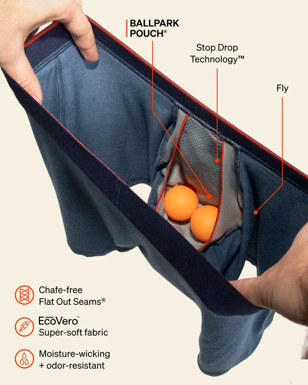 SAXX Underwear Vibe Xtra Boxer Brief BallPark Pouch technology graphic