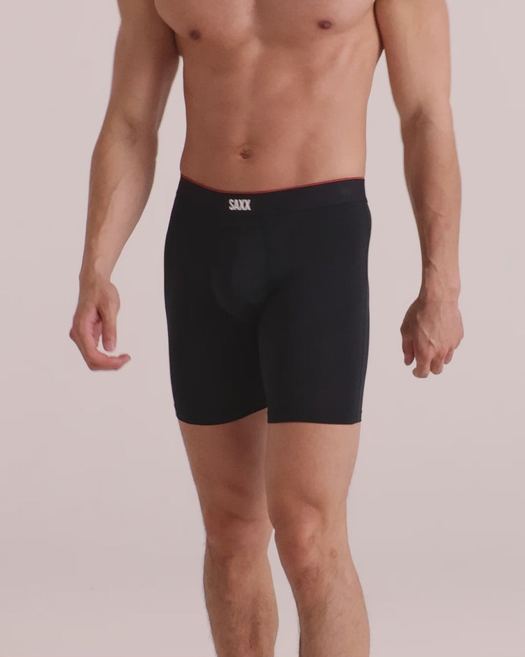 Video of model wearing Multi-Sport Mesh Boxer Brief
