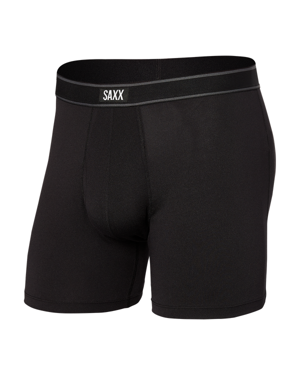 Front of Daytripper Boxer Brief Fly in Black