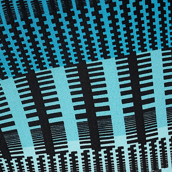 Swatch of Frequency Stripe- Teal