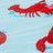Swatch of Lobster Lounger- Aqua