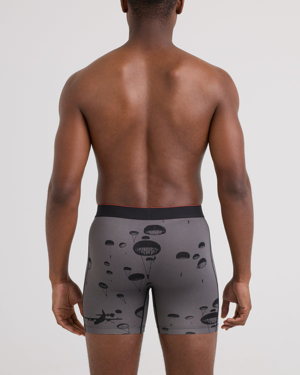 Back - Model wearing Multi-Sport Mesh Boxer Brief 3 Pack in Army Black/Op Camo/Sky