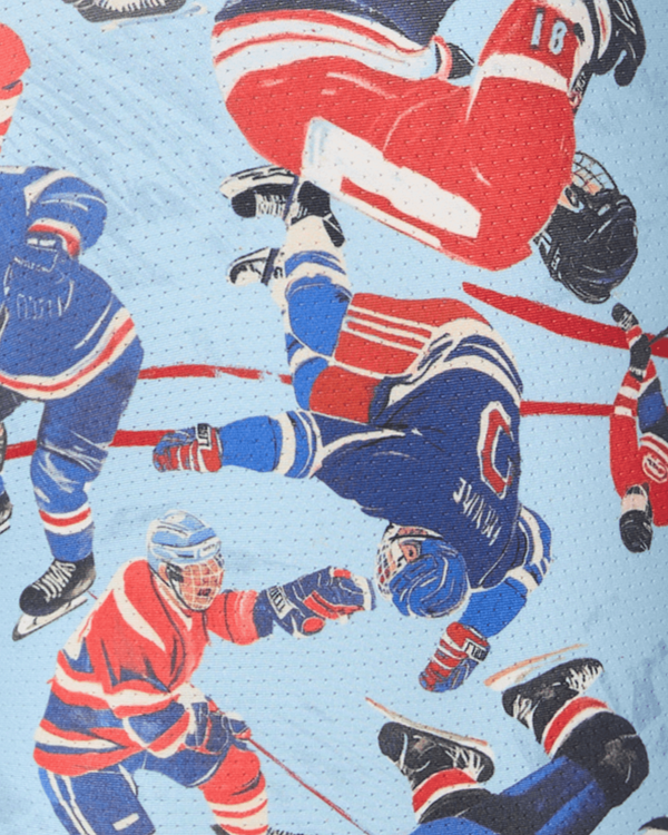 Swatch of Hockey Brawl-Blue