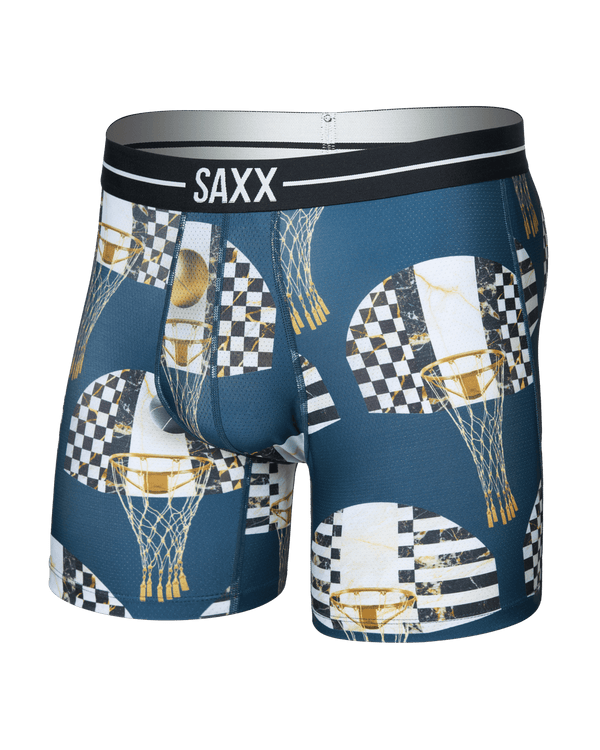 Front of  Volt Breathable Mesh Boxer Brief in Off The Chain-Rich Teal