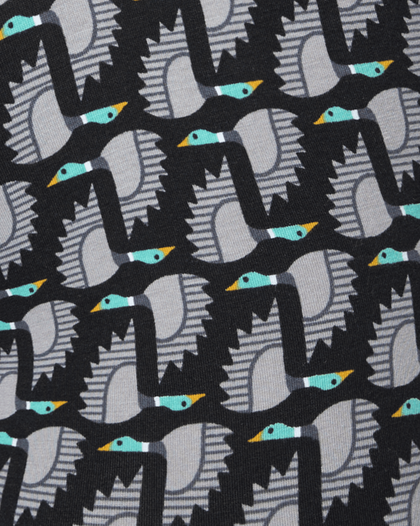 Swatch of Flight Pattern-Black