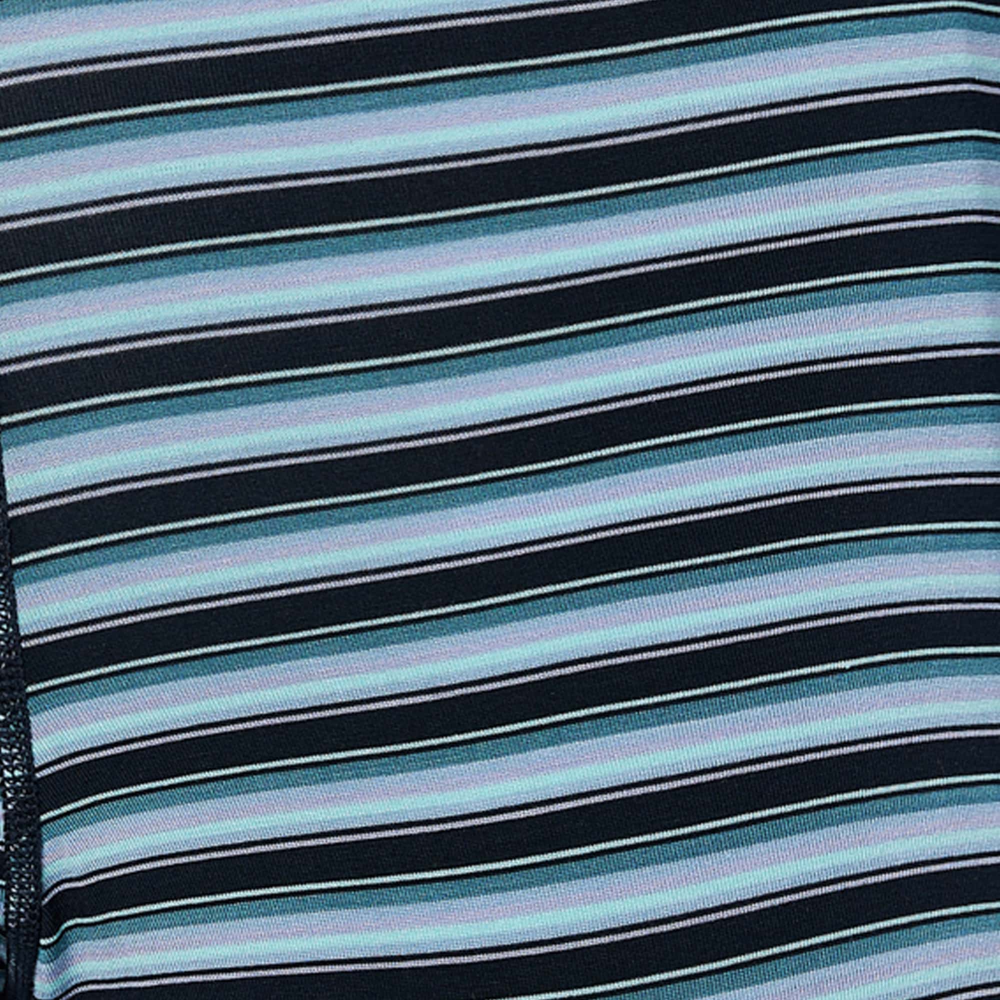 Swatch of Micro Field Stripe-Dark Ink