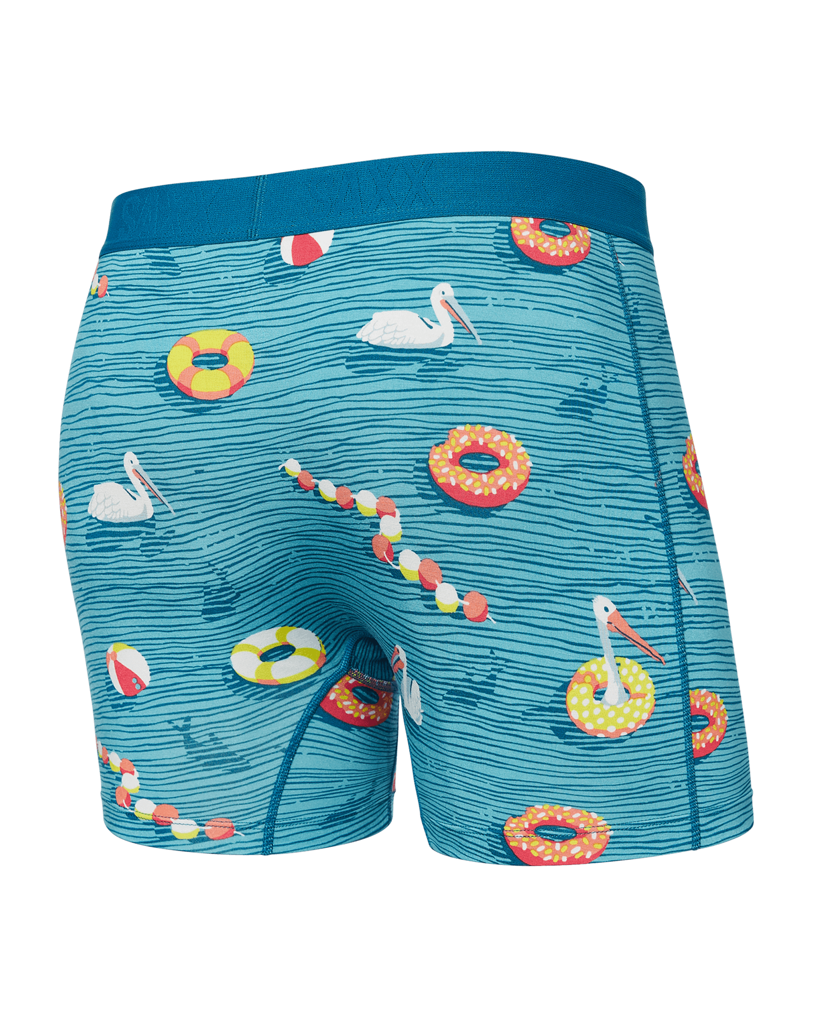 Back of Vibe Boxer Brief in Swimmers- Sea Level