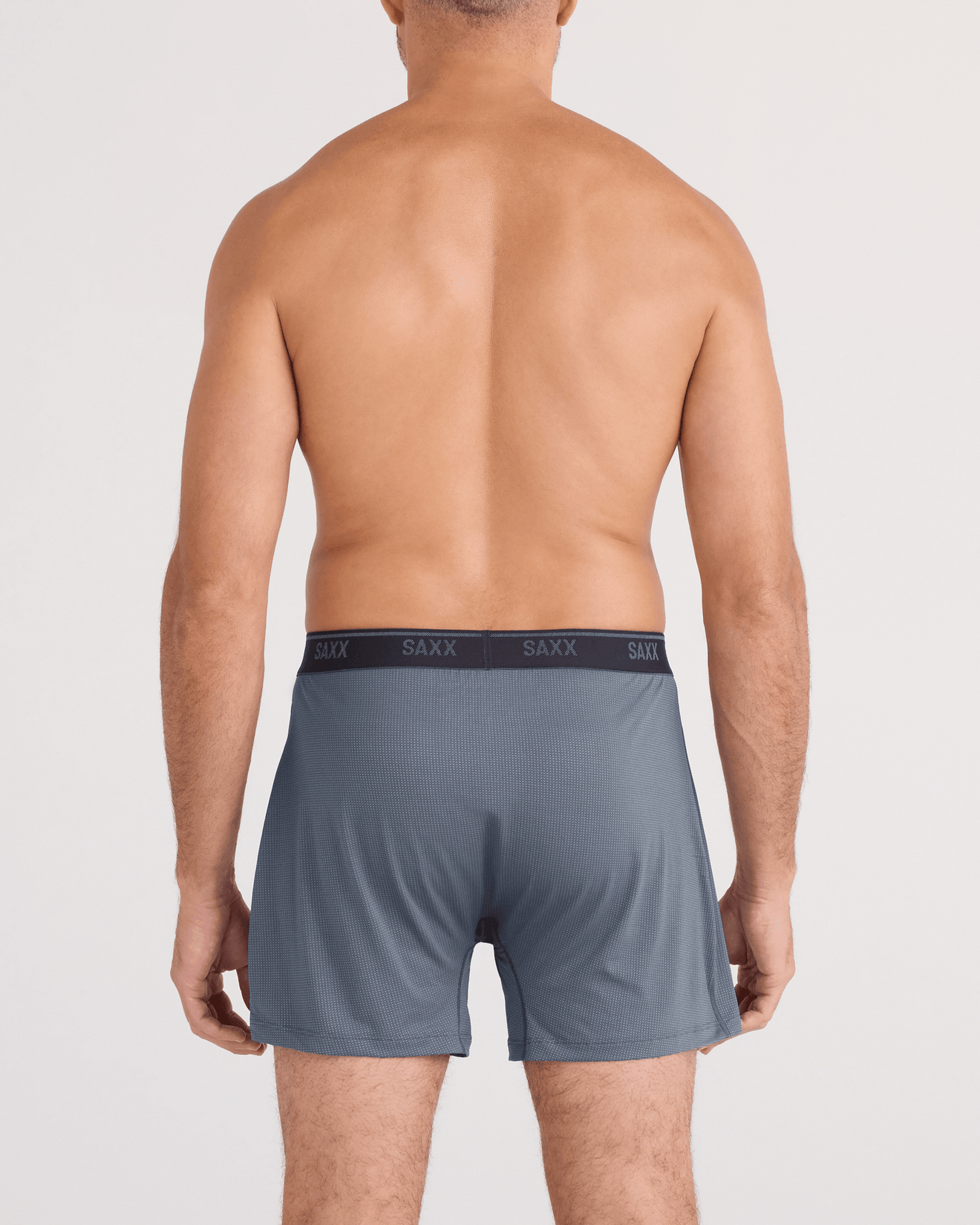Quest Quick-Dry Mesh Boxer Short - Turbulence | SAXX Underwear