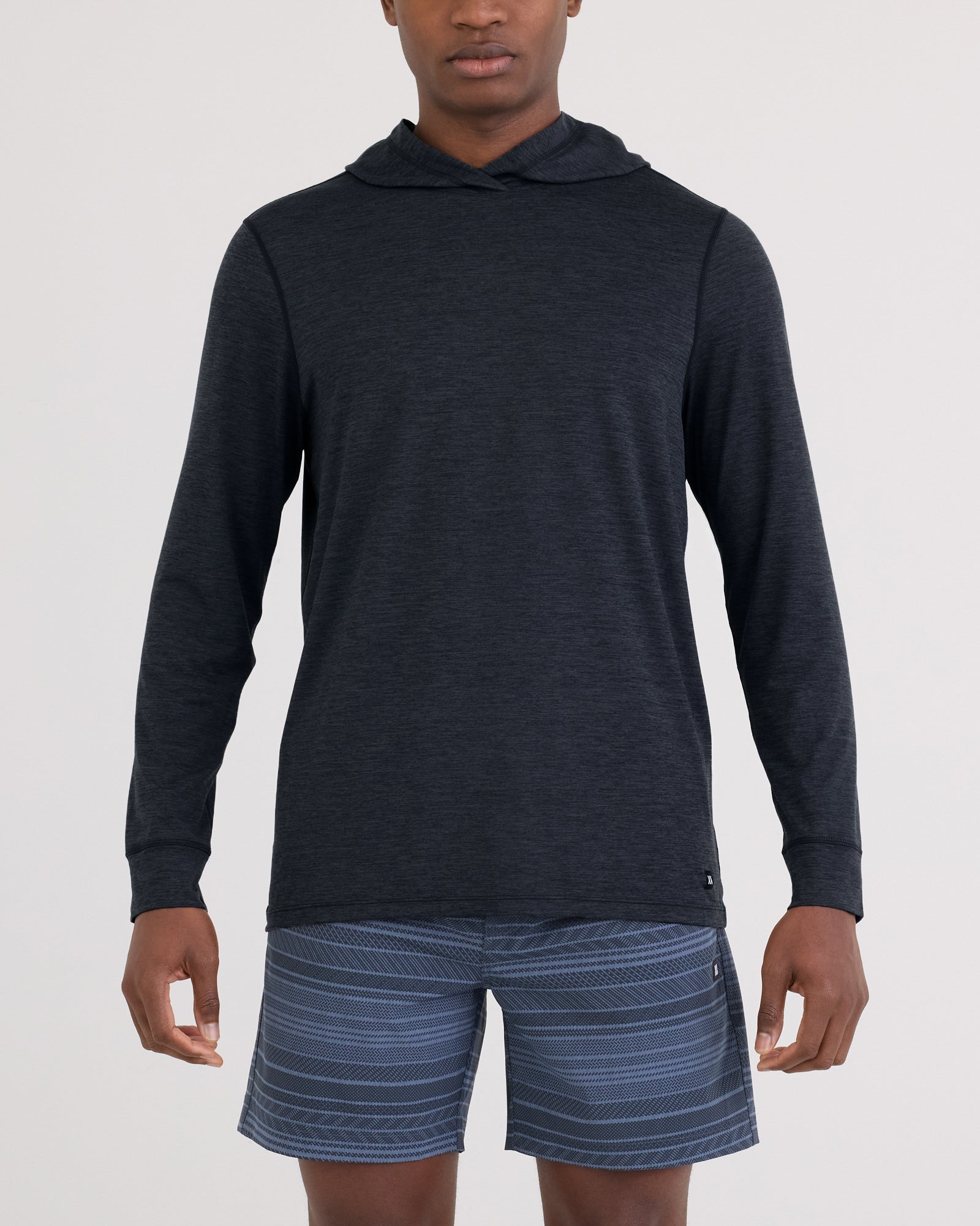 DropTemp® All Day Cooling Hoodie - Turbulence Heather | SAXX Underwear