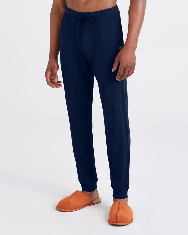 Front - Model wearing Snooze Pant in Maritime